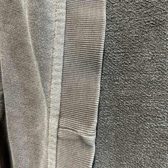 Toad&Co taupe hemp organic cotton long open hooded cardigan XL - Picture 6 of 10